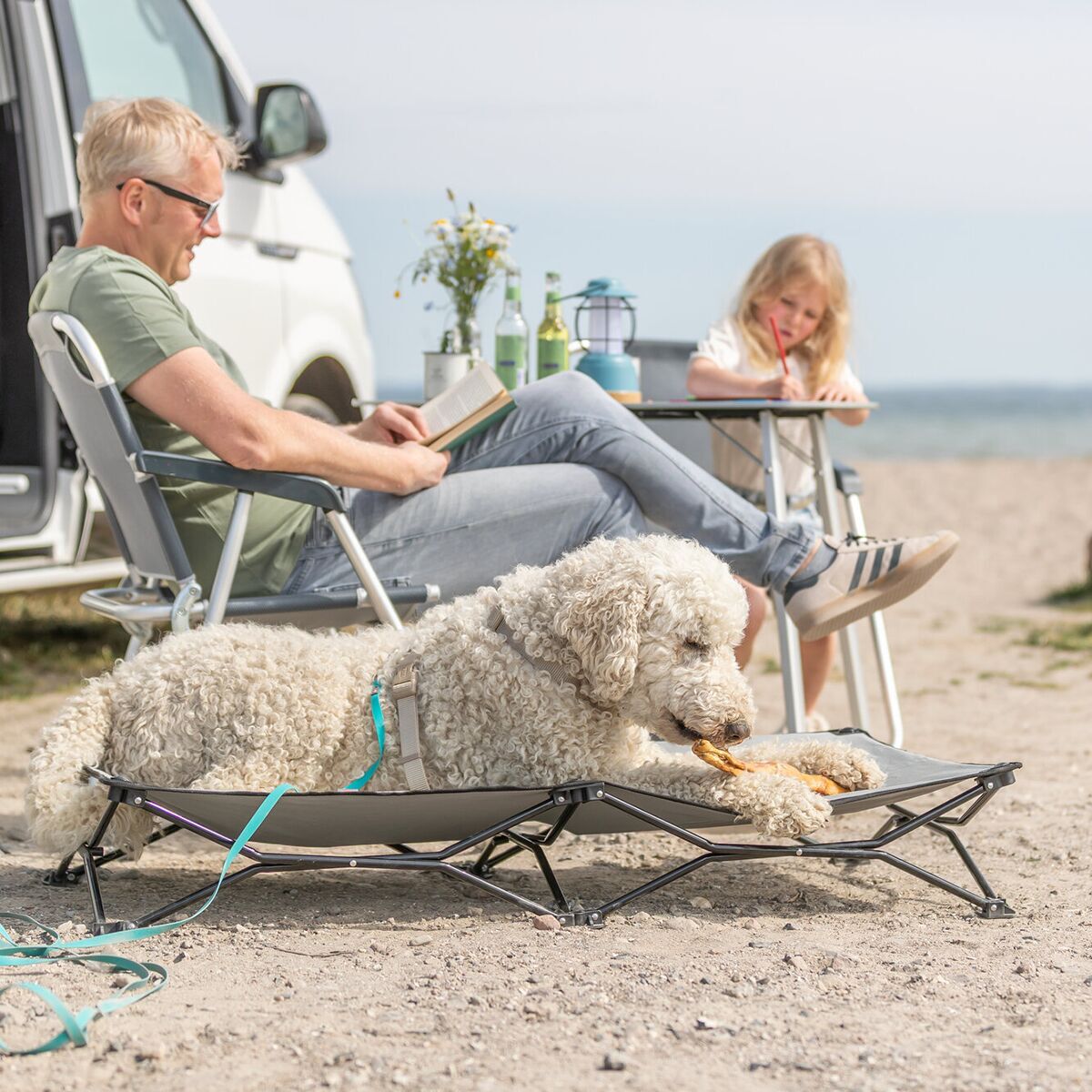 Trixie rabbit skin roll with fur 45-50 cm, 85 g